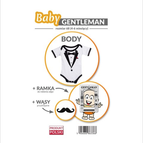 BABY GENTLEMAN - BODY - ROZMIAR 68 BABY GENTLEMAN - BODY - ROZMIAR 68