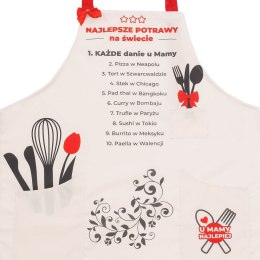 FARTUSZEK SZEFA KUCHNI STEMPEL DO CIASTEK DLA MAMY