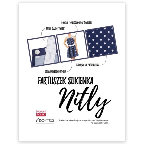 NITLY DOT FARTUSZEK SUKIENKA PREZENT DLA NIEJ ŻONY