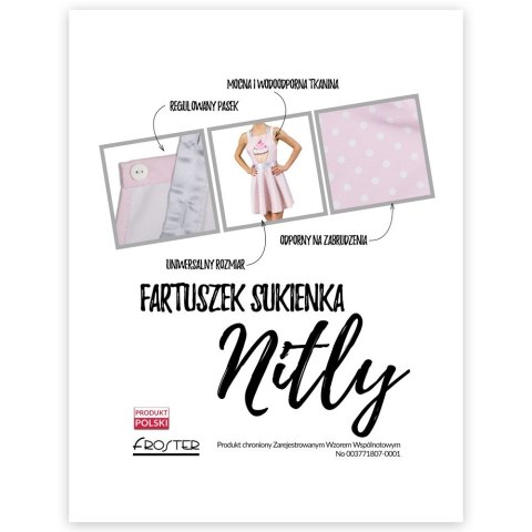 NITLY MUFFIN FARTUSZEK SUKIENKA KUCHENNY POLSKI