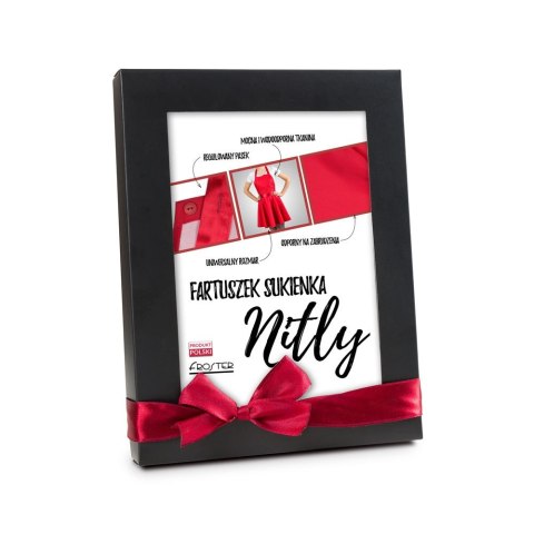 NITLY RED FARTUSZEK SUKIENKA KUCHENNY DLA KOBIETY