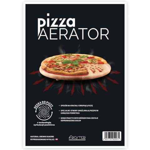 PIZZA AERATOR DESKA DO SERWOWANIA PIZZY DREWNIANA