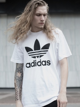 PRODUKT PRZYKŁADOWY: KOSZULKA ADICOLOR CLASSICS TREFOIL ADIDAS, BIAŁY REGULAR FIT