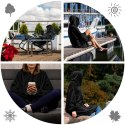 BLUZAIR BLUZA KOC HOODIE OVERSIZE POLSKA CZARNY
