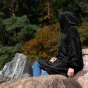 BLUZAIR BLUZA KOC HOODIE OVERSIZE POLSKA CZARNY