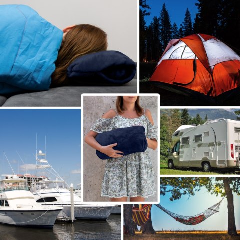 BLUZAIR BLUZA KOC Z KAPTUREM XXL CIEPŁA GRANAT 4W1 BLUZAIR BLUZA KOC Z KAPTUREM XXL CIEPŁA GRANAT 4W1