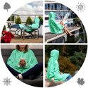 BLUZAIR BLUZA KOC Z KAPTUREM XXL CIEPŁA MIĘTOWY