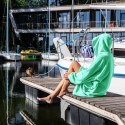 BLUZAIR BLUZA KOC Z KAPTUREM XXL CIEPŁA MIĘTOWY
