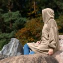 BLUZAIR KOCO BLUZA OVERSIZE KAPTUREM BEŻOWA 4W1