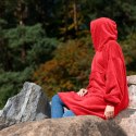 BLUZAIR KOCO BLUZA OVERSIZE KAPTUREM CZERWONA 4W1