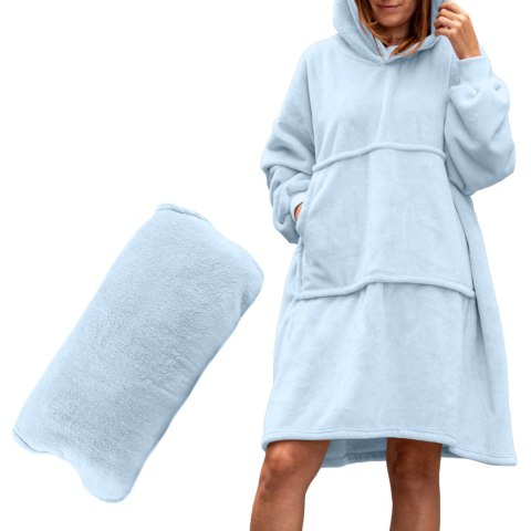 BLUZAIR KOCO BLUZA OVERSIZE Z KAPTUREM POLSKA 4W1