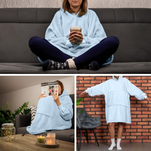 BLUZAIR KOCO BLUZA OVERSIZE Z KAPTUREM POLSKA 4W1 BLUZAIR KOCO BLUZA OVERSIZE Z KAPTUREM POLSKA 4W1