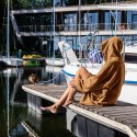 BLUZAIR KOCO BLUZA OVERSIZE Z KAPTUREM TOFFEE 4W1