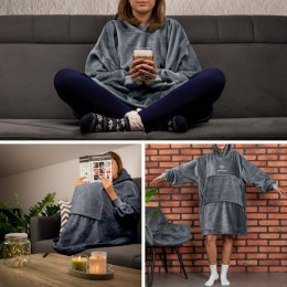 BLUZAIR SUPER MAMA - BLUZA KOC - SZARY - PREZENT DLA MAMY - DZIEŃ MAMY