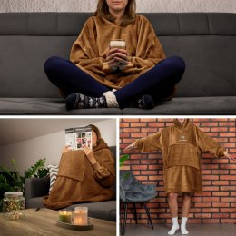 BLUZAIR SUPER MAMA - BLUZA KOC - TOFFEE - PREZENT DLA MAMY - DZIEŃ MAMY