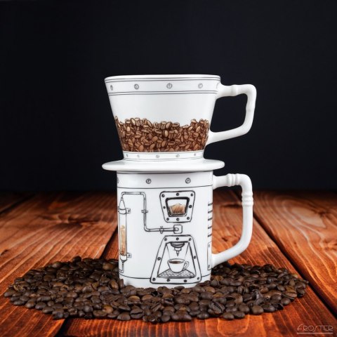 COFFEEMAGEDDON DRIPPER KUBEK CERAMICZNY KAWY DRIP COFFEEMAGEDDON DRIPPER KUBEK CERAMICZNY KAWY DRIP