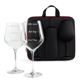 ETUI NA WINO Z KIELISZKAMI WHO CARES ROCZNICA ŚLUB