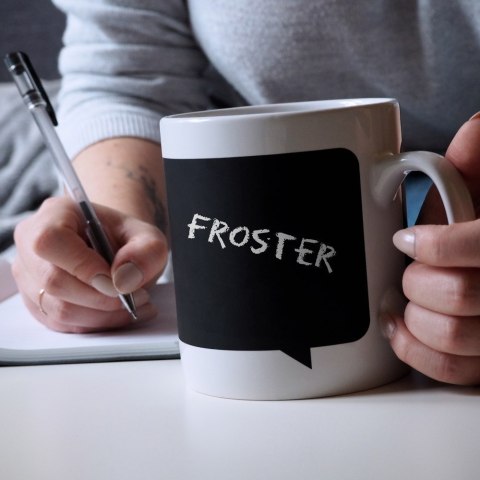 GIGANTYCZNY KUBEK TABLICA DO PISANIA DLA UCZNIA GIGANTYCZNY KUBEK TABLICA DO PISANIA DLA UCZNIA