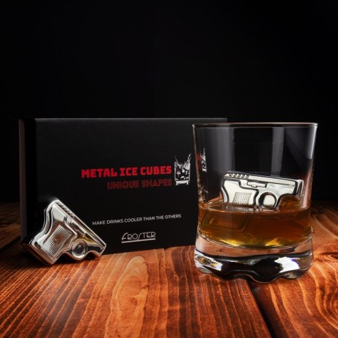 KAMIENIE DO WHISKY DRINKÓW NAPOJÓW PISTOLETY 2SZT