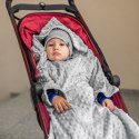 KOCYK DLA DZIECI SZARY OTULACZ DO WÓZKA FOTELIKA