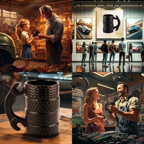 KUBEK OPONY - DLA KOCHAJĄCYCH SAMOCHODY - PREZENT DLA KIEROWCY