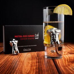 METALOWE KOSTKI DO DRINKÓW MĘŻCZYZNA NA PANIEŃSKI