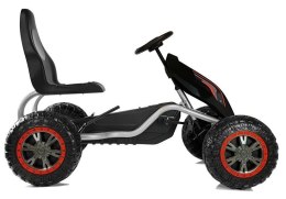 Gokart na Pedały B012 Koła EVA Czarny LEAN CARS