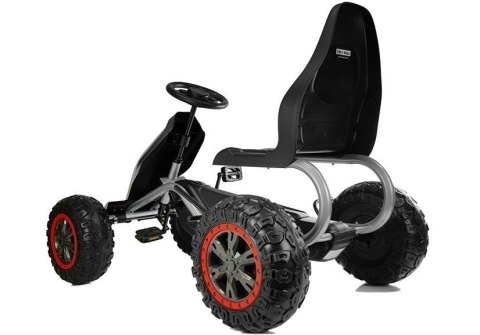 Gokart na Pedały B012 Koła EVA Czarny LEAN CARS