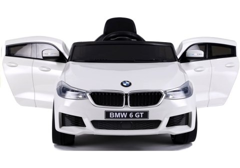 Pojazd na Akumulator BMW 6 GT Białe LEAN CARS Pojazd na Akumulator BMW 6 GT Białe LEAN CARS