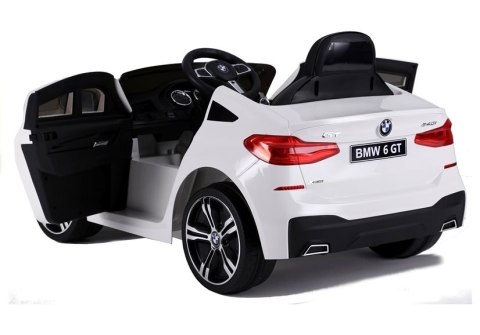 Pojazd na Akumulator BMW 6 GT Białe LEAN CARS Pojazd na Akumulator BMW 6 GT Białe LEAN CARS