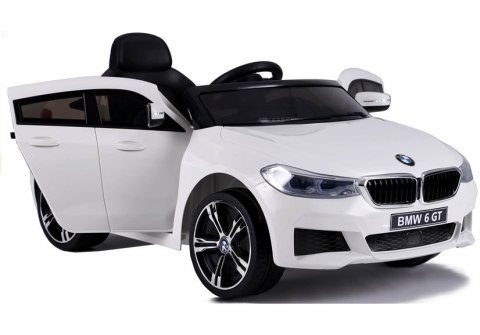 Pojazd na Akumulator BMW 6 GT Białe LEAN CARS Pojazd na Akumulator BMW 6 GT Białe LEAN CARS