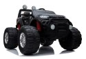 Pojazd na Akumulator Ford Ranger Monster Czarny Lakierowany LCD LEAN CARS Pojazd na Akumulator Ford Ranger Monster Czarny Lakierowany LCD LEAN CARS