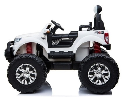 Pojazd na Akumulator Ford Ranger Monster LCD Biały LEAN CARS Pojazd na Akumulator Ford Ranger Monster LCD Biały LEAN CARS