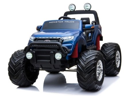 Pojazd na Akumulator Ford Ranger Monster Niebieski Lakierowany LCD LEAN CARS Pojazd na Akumulator Ford Ranger Monster Niebieski Lakierowany LCD LEAN CARS