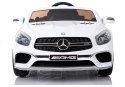 Pojazd na Akumulator Mercedes SL65 LCD Biały LEAN CARS Pojazd na Akumulator Mercedes SL65 LCD Biały LEAN CARS