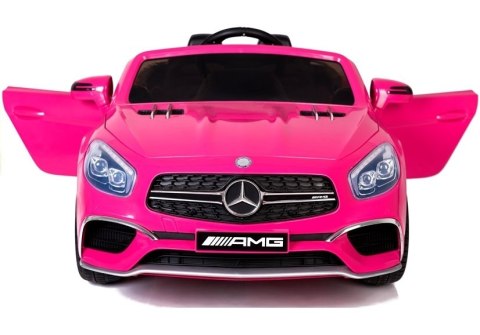 Pojazd na Akumulator Mercedes SL65 LCD Różowy LEAN CARS