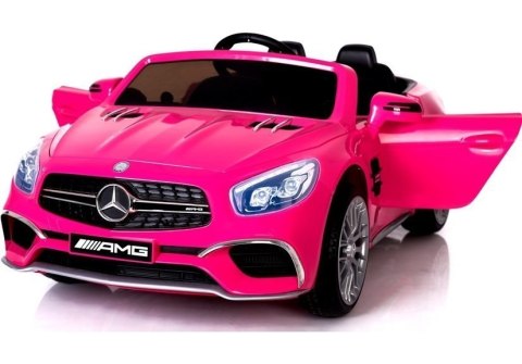 Pojazd na Akumulator Mercedes SL65 LCD Różowy LEAN CARS