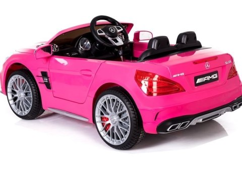 Pojazd na Akumulator Mercedes SL65 LCD Różowy LEAN CARS