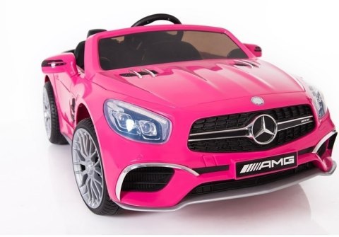 Pojazd na Akumulator Mercedes SL65 LCD Różowy LEAN CARS
