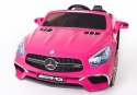 Pojazd na Akumulator Mercedes SL65 LCD Różowy LEAN CARS