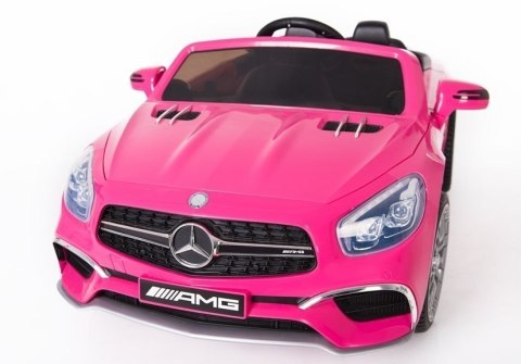 Pojazd na Akumulator Mercedes SL65 LCD Różowy LEAN CARS