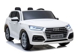 Pojazd na Akumulator Nowe Audi Q5 2-osobowe Białe LEAN CARS