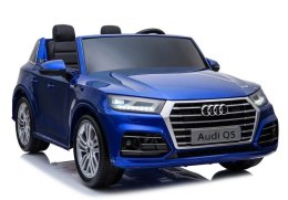 Pojazd na Akumulator Nowe Audi Q5 2-osobowe Niebieskie Lakierowane LEAN CARS