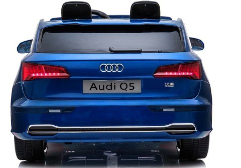 Pojazd na Akumulator Nowe Audi Q5 2-osobowe Niebieskie Lakierowane LEAN CARS