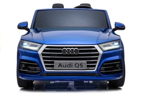 Pojazd na Akumulator Nowe Audi Q5 2-osobowe Niebieskie Lakierowane LEAN CARS