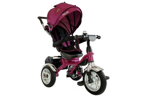 Rower Trójkołowy PRO500 Fioletowy LEAN CARS Rower Trójkołowy PRO500 Fioletowy LEAN CARS