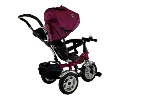 Rower Trójkołowy PRO500 Fioletowy LEAN CARS Rower Trójkołowy PRO500 Fioletowy LEAN CARS