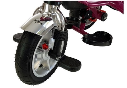 Rower Trójkołowy PRO500 Fioletowy LEAN CARS Rower Trójkołowy PRO500 Fioletowy LEAN CARS