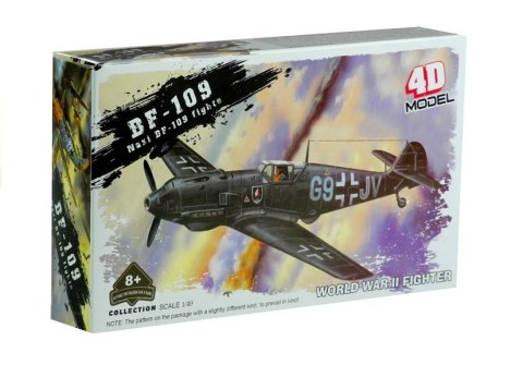 Samolot Puzzle 4D Modelarstwo BF-109 1:49 LEAN Toys
