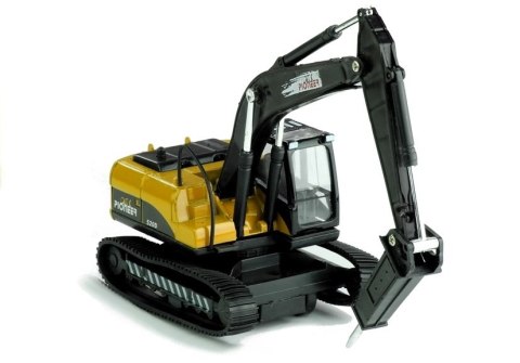 Wiertnica Pojazd Budowlany Szpic Gra Świeci 1:50 LEAN Toys